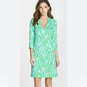 Lilly Pulitzer Charlena Resort White Finders Keepers Shift Dress Size XS